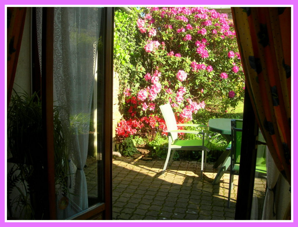 terrasse fleurie