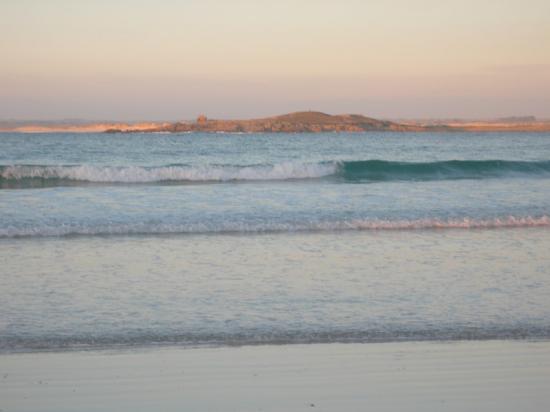 La pointe de la Torche le soir