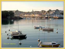 Port de Tréboul vu du Port Rhu
